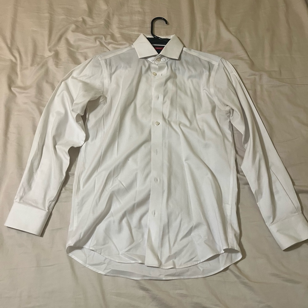 Men's Classic White Dress Shirt